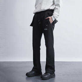 TERRAINCOGNITA20AW微喇叭定染抽绳运动卫裤直筒休闲百搭长裤男女