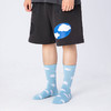 MODITEC 20秋冬蓝天白云针织弹力棉袜运动袜 黑/蓝/浅蓝 3双装 商品缩略图2