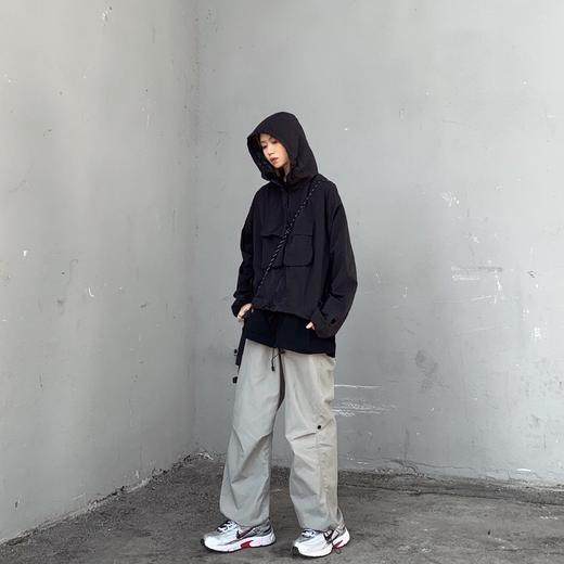 49PERCENT(49%)原创设计质感灰可拆卸挂包休闲裤坠感工装防水长裤 商品图2