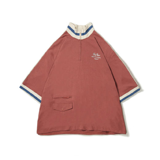 UMAMIISM 20SS 盖茨比七分袖半开夏季马球运动衫小高领POLO衫 商品图4