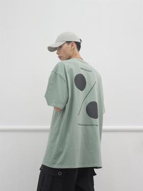 49PERCENT(49%)  20SS 绿色专辑改良设计短袖