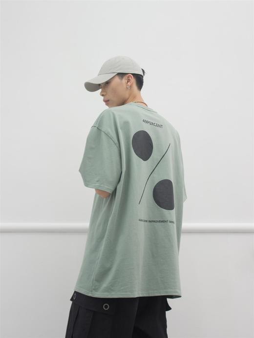 49PERCENT(49%)  20SS 绿色专辑改良设计短袖 商品图0