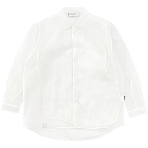 ATTEMPT SS21 等高线多层衬衫潮牌原创设计宽松休闲外搭衬衣 商品图4