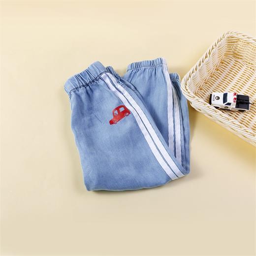 贝贝怡男宝宝休闲条纹牛仔长裤211K2141 商品图5