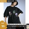 MODITEC 20SS 双色油画宫廷猫落肩短袖 OVERSIZE潮流复古T恤 商品缩略图0