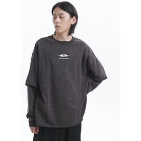 TERRA INCOGNITA20AW手工破坏假两件套头卫衣宽松休闲百搭男女