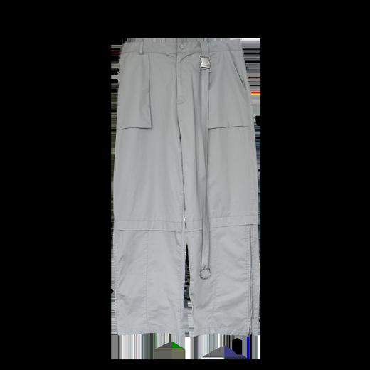 49PERCENT(49%)灰色圆环金属飘带拉链裤高级简约 商品图4