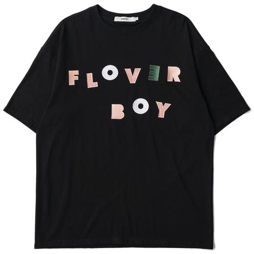 MODITEC 20SS彩色贴布字母刺绣短袖OVERSIZE原创休闲T恤国潮 商品图3