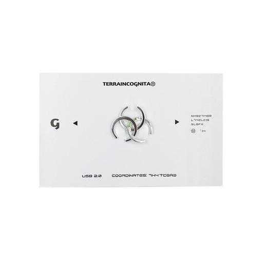 TERRAINCOGNITA2020SSG系列镀铂金数据采集液体多变带法戒指男女 商品图0