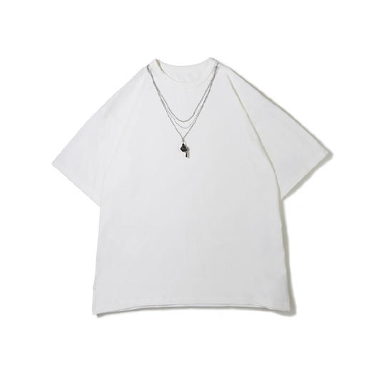 UMAMIISM 20SS 露丝紧握的口哨装饰项链可拆卸夏季短袖T恤 商品图4