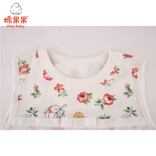 棉果果夏季女童满印网纱连体衣M222727221312 商品图2