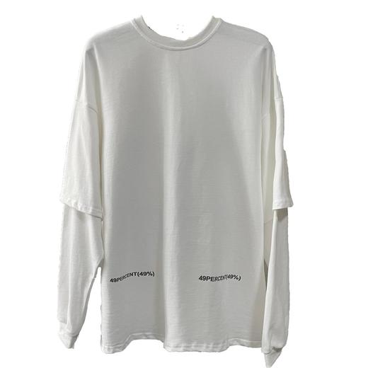 49PERCENT(49%)三色假两件太空卫衣简约街头 商品图4