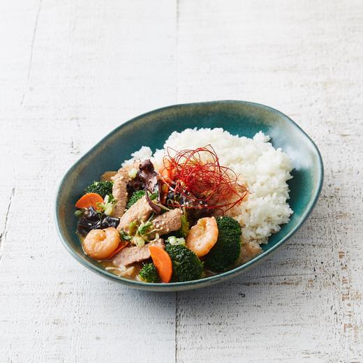 松版猪黑虎虾海鲜饭 PorkNeckandGiantTigerPrawnRice 商品图0