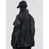 ATTEMPT SS21曲线拼接褶皱尼龙夹克外套男女潮宽松休闲拉链无帽 商品缩略图3