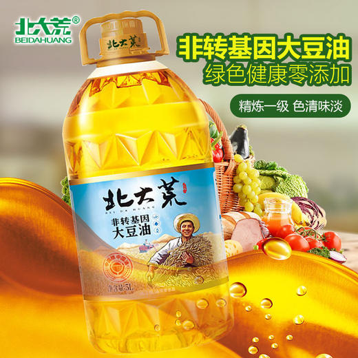 北大荒 非转基因 压榨一级 大豆油5L 商品图3