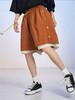 MODITEC 20SS 侧扣双层抽绳松紧腰多褶短裤解构双色剪裁宽松中裤 商品缩略图2
