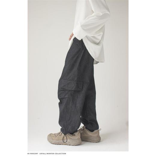 49PERCENT休闲廓形牛仔裤脚口调节秋冬男 商品图0