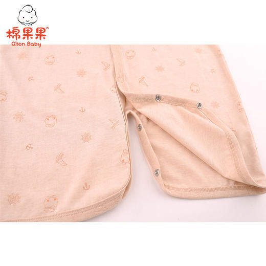 棉果果夏季新疆彩棉男童女童纯棉汗布睡袋M205570121219 商品图3