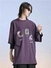 MODITEC 20SS 双色油画宫廷猫落肩短袖 OVERSIZE潮流复古T恤 商品缩略图1