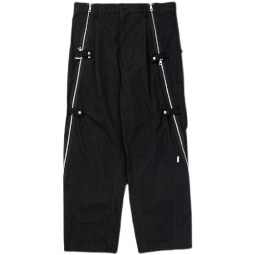 ATTEMPT SS21双向开合多口袋休闲直筒长裤宽松百搭拉链装饰工装裤 商品图4