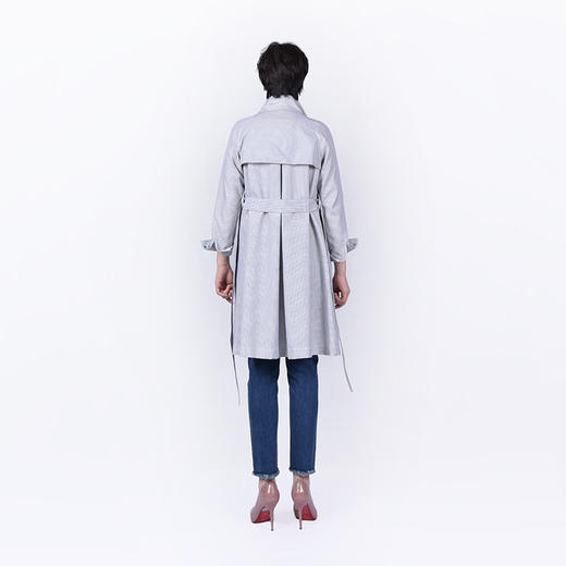 SAINT L’UCK/圣媛女装休闲款条纹风衣SA320F51 商品图1