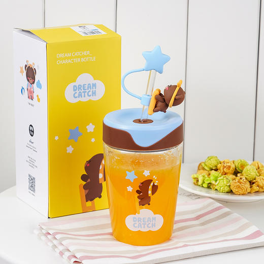 乐扣乐扣萌想吸管杯大人水杯女塑料高颜值儿童可爱少女心杯子夏天  ABF779组合 商品图4