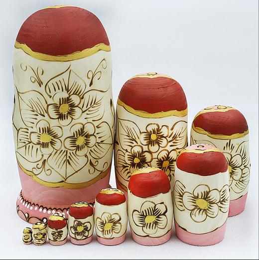 俄罗斯套娃-10层-金色城堡 商品图2