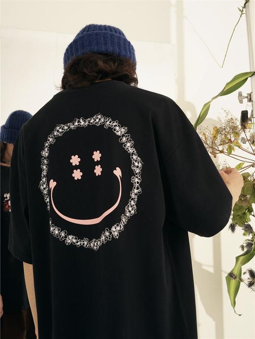 MODITEC 20SS 国潮六城-武汉站 樱花笑脸logo武汉城市限定T恤 商品图1