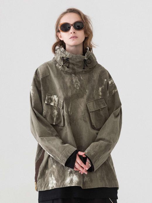 MODITEC 重工水洗立体口袋战术夹克 套头OVERSIZE高领外套 商品图0