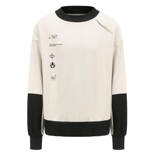 TERRAINCOGNITA20AW G系列潮流宽松百搭刺绣廓形金属套头卫衣男女 商品图4