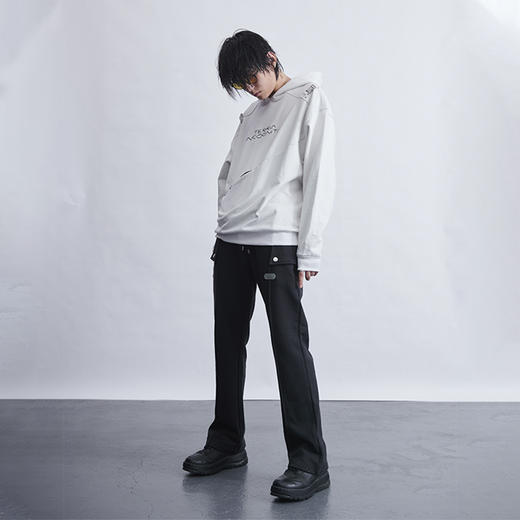 TERRAINCOGNITA20AW微喇叭定染抽绳运动卫裤直筒休闲百搭长裤男女 商品图2