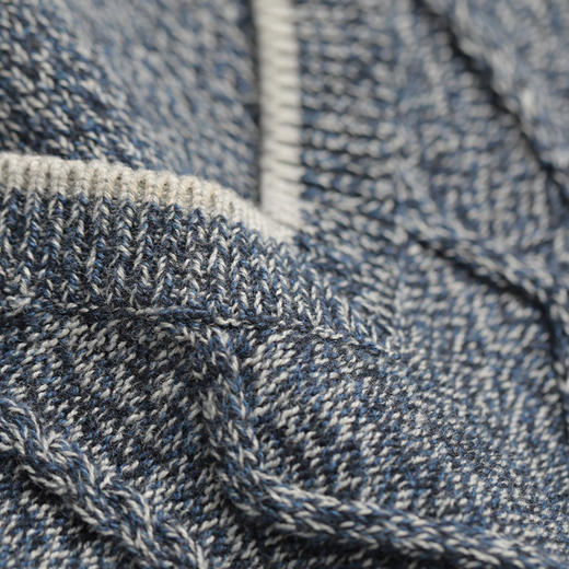 【菱形绞花V领背心】童装V领针织背心男童春季新款毛线衣马甲 商品图5