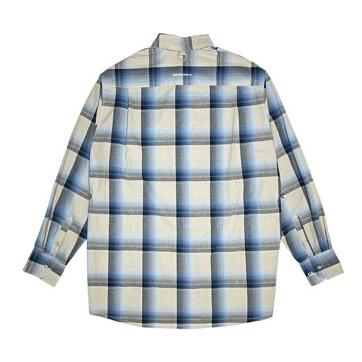 TERRA INCOGNITA 20SS宽松可调节版型印花格子长袖衬衫男女同款 商品图4