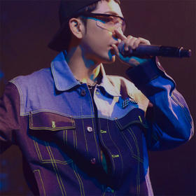 MODITEC20秋冬解构落色拼接牛仔夹克口袋牛仔外套梁老师TSong同款