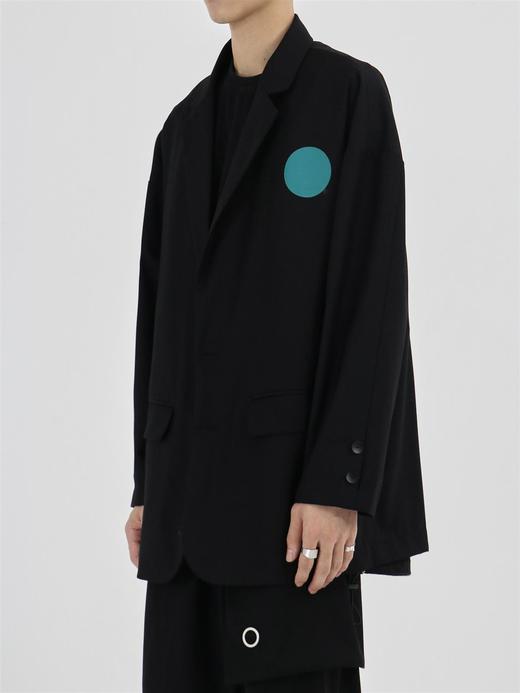 49PERCENT(49%)太空印花落肩西装外套休闲宽松 商品图3