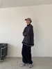 49percent原创设计深灰破坏裁剪廓形卫衣男女街头 商品缩略图1