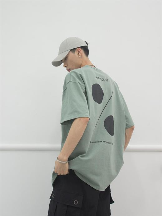 49PERCENT(49%)  20SS 绿色专辑改良设计短袖 商品图1