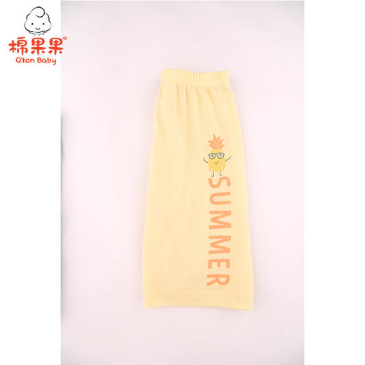 棉果果夏季新品内衣男童莫代尔七分裤M201201421239 商品图4