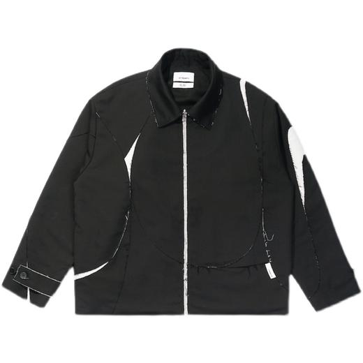 ATTEMPT SS21 月牙毛边分割双面穿夹克春季拼接休闲潮牌翻领外套 商品图4