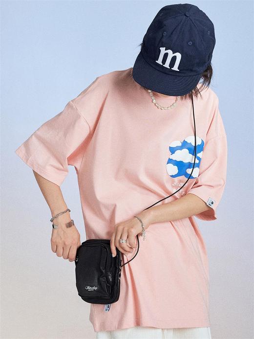 MODITEC 20SS “男孩别哭”标语发泡印花宽松短袖T恤休闲纯棉TEE 商品图2