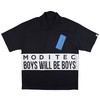 MODITEC 20SS 拼接拉链撞色字母印花POLO衫 OVERSIZE短袖潮流T恤 商品缩略图3