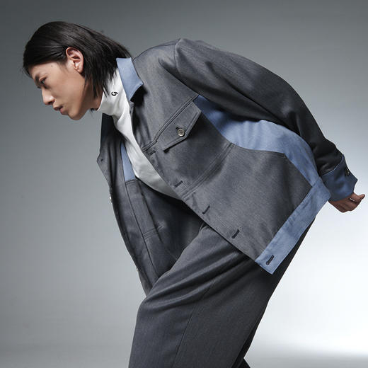 TERRAINCOGNITA2020G系列分解宽松廓形拼接西装夹克外套男女同款 商品图2