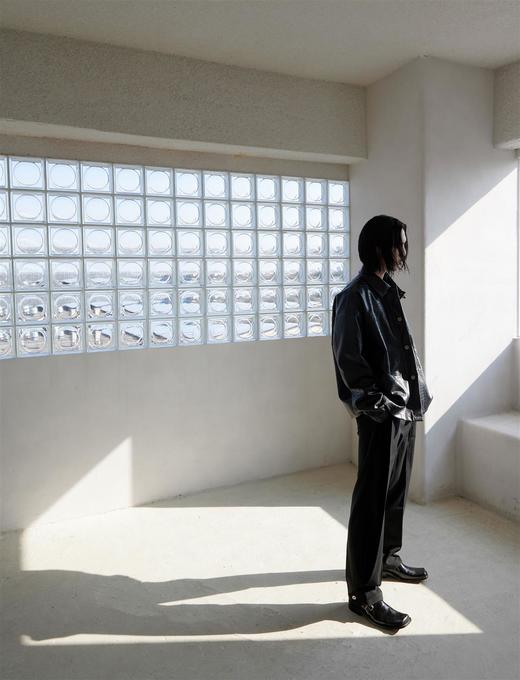 TERRAINCOGNITA原创新款PU皮短款鳄鱼纹皮衣宽松廓形百搭休闲外套 商品图3