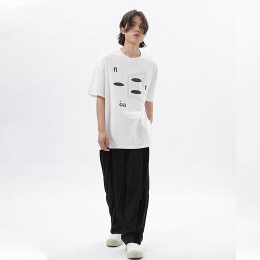 TERRAINCOGNITA2020SS宽松休闲漂浮主题印花T恤时尚百搭男女同款 商品图3