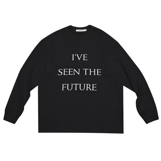 MODITEC 20FW 双色基础字母印花圆领宽松长袖 潮流廓形圆领卫衣 商品图3