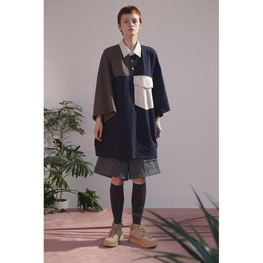 UMAMIISM 20SS 伟大的油画家夏日纯棉翻领OVERSIZE马球POLO衫 商品图2