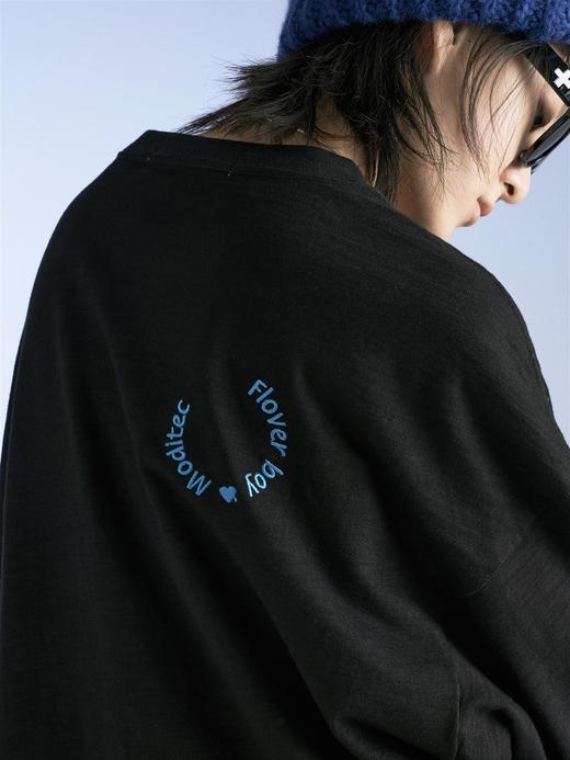 MODITEC 20SS 双色原创爱心笑脸短袖T恤 百搭竹节棉宽松潮流TEE 商品图2