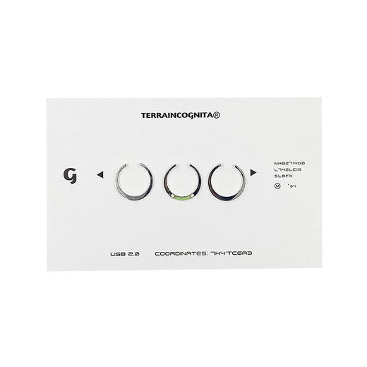 TERRAINCOGNITA2020SSG系列镀铂金数据采集液体多变带法戒指男女 商品图4