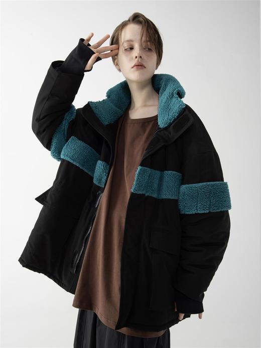 MODITEC珊瑚绒面包服棉衣男 大口袋阔型短款棉服保暖防风冬季棉服 商品图0