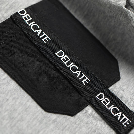 【100%棉假两件】mettekids童装圆领拼接长袖T恤男童春季新款打底 商品图5